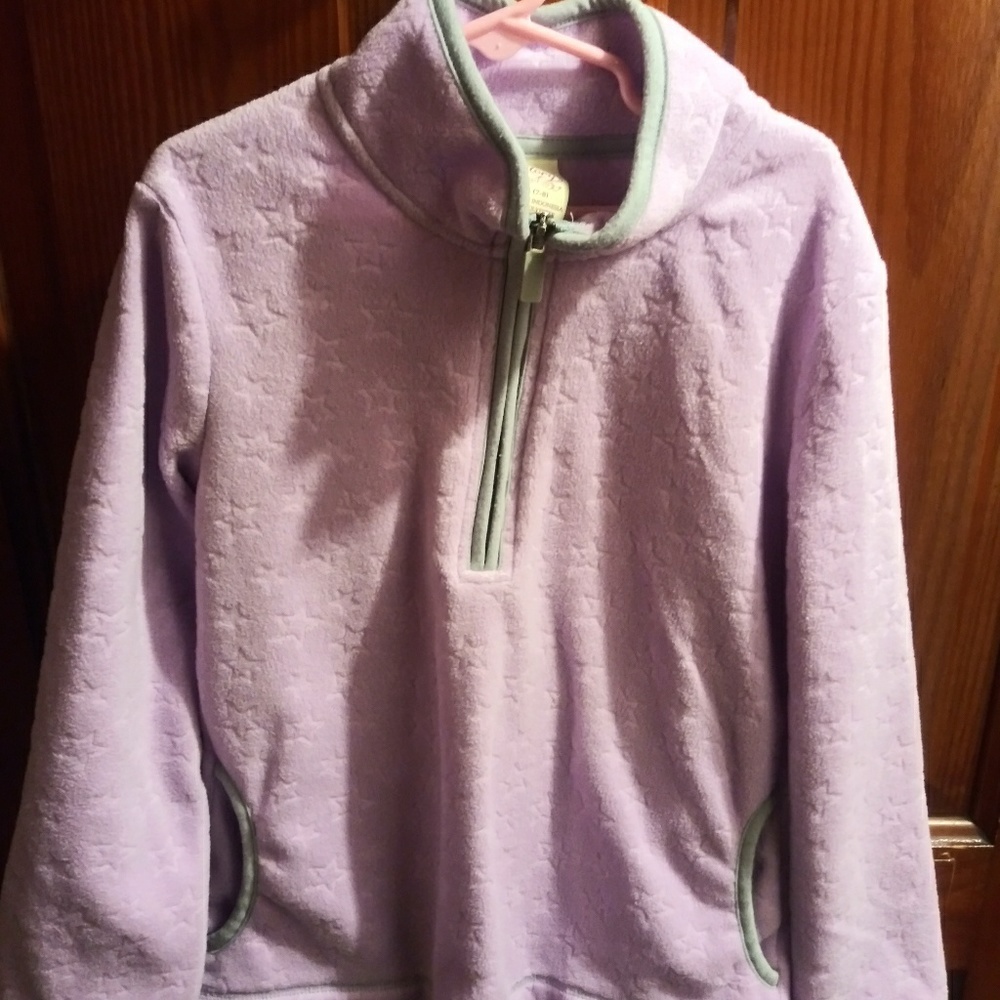 Lavendar fleece with stars